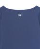 Emelbi Women'S Boat Neck Lettering Long Sleeve T-Shirt La (Indigo)