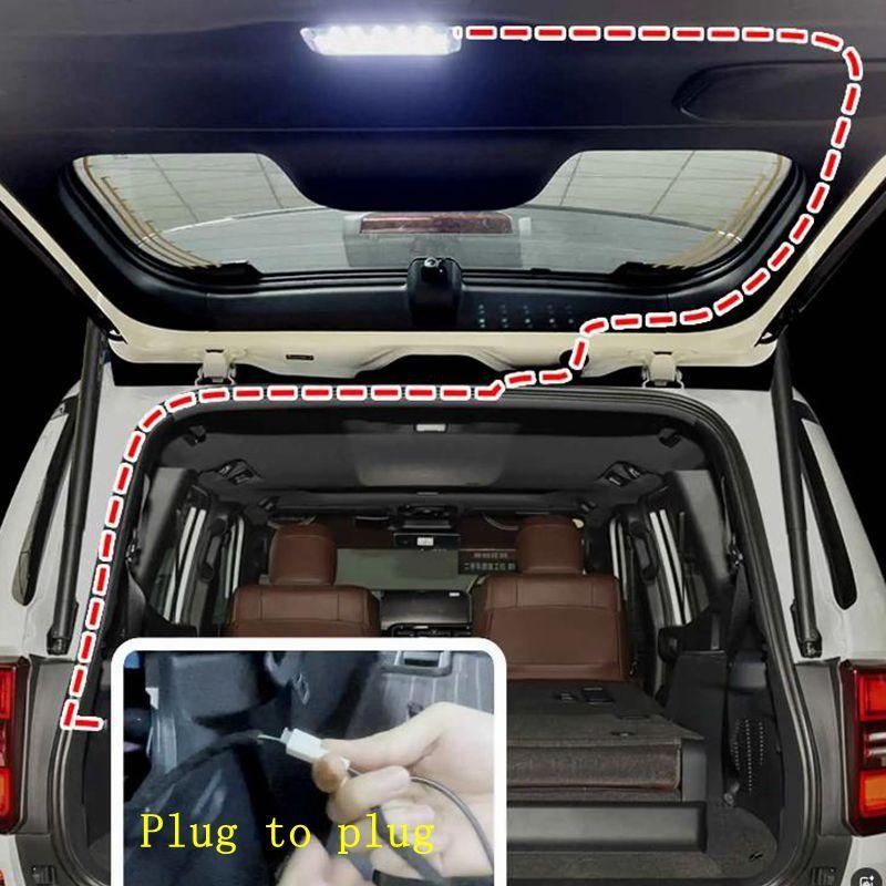 For Toyota Land Cruiser Prado 250 J250 LC250 2024 Car LED Trunk Light Luggage Trunk Top Lamp Tailgate Lights Suitcase Tail Light