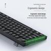Aiguoxin K-212B Wired Mechanical Office Keyboard