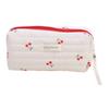 Cherry Embroidery Cosmetic Bag Handbag Canvas Bag Coin Purse Cosmetic Bag Makeup Bag Travel Bag Storage Bag