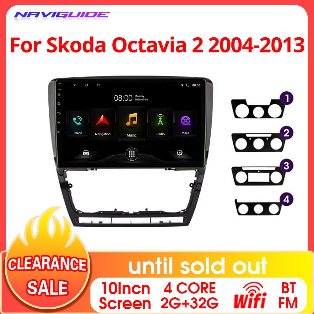 

10-дюймовый 2Din Android 9.0 автомобильный радиоприемник для Volkswagen SKODA Octavia 2 2004-2013 стерео приемник GPS навигация авто радио DSP автомобильный приемник IGO