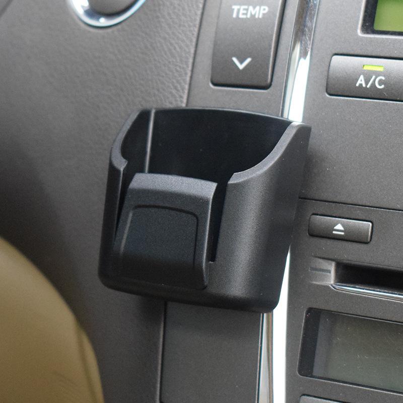 2/4Pcs Car Key Holder Clip Car Interior Storage Box Dashboard Organizer Adhesive Mount For Card Key Rack Universal Fit