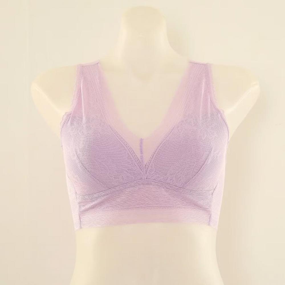 

Wakouhou Cool Jacquard Fabric Molded Bralette Wlgb302r violet (VI)/105(XXL)