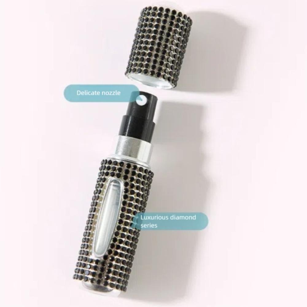 5 ml Mini Perfume Bottle Crystal Design Perfume Container Portable Empty Pump Container  Outdoor