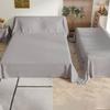 Breathable Furniture Protective Cover Solid Color Sofa Cover Household Furniture Dust Cover  Bed