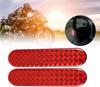 Reflector Protector Bike Reflector Stick-on Reflective Sticker Car Reflector Square Car Bike Bicycle Ship