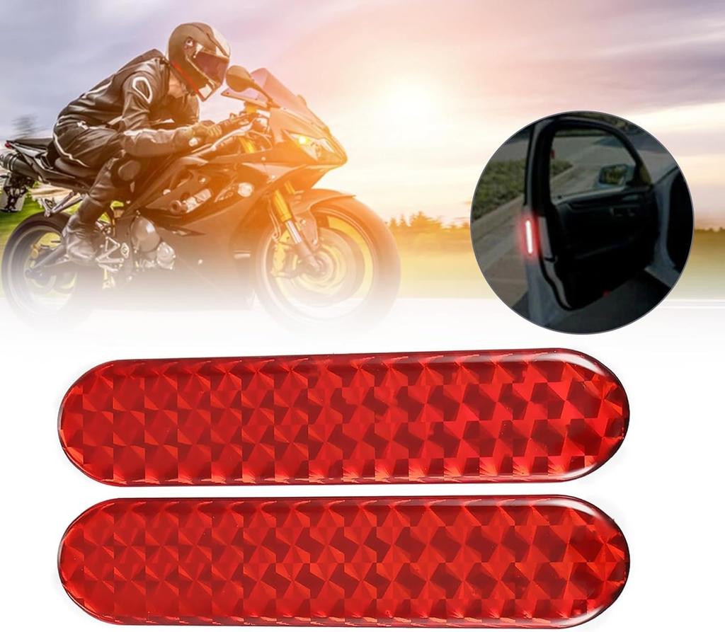 Reflector Protector Bike Reflector Stick-on Reflective Sticker Car Reflector Square Car Bike Bicycle Ship