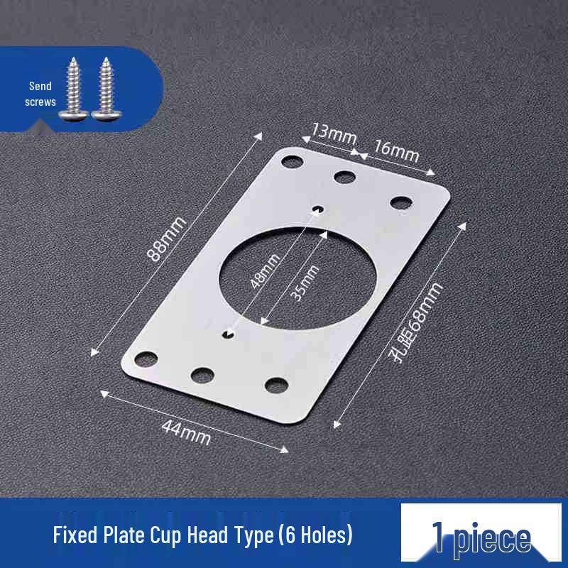 Stainless Steel Hinge Repair Plate for Cabinet and Cupboard Doors