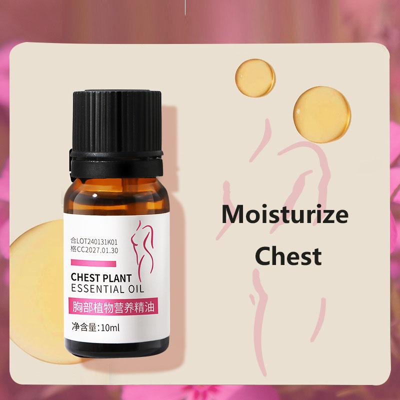 10ml Botanical Nourishing Oil for Women's Chest Moisturizes Skin Smooths Skin Women's Skincare Plant Extracts