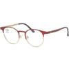 adidas Eyeglass Frames AOM000O N 053 120 Men's Women's Lightweight Round Metal Frames