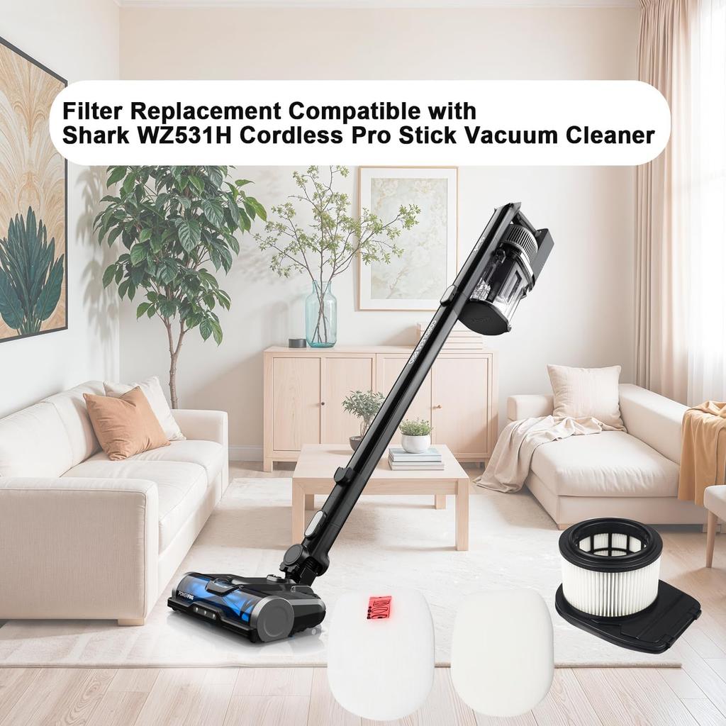 Filter Replacement Compatible with WZ531H CordlPro Stick Vacuum Cleaner