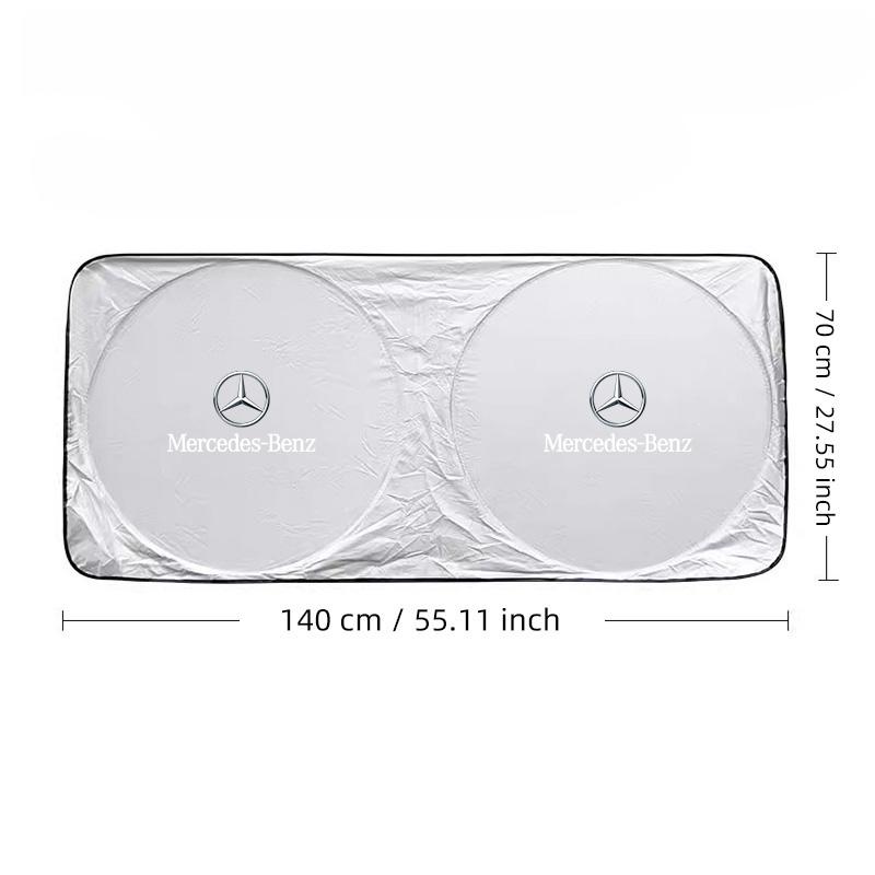 Car Windshield Sun Visor UV Sunshade Protection Shield For Mercedes Benz AMG GLE GLS CLA CLE GLC CLS GLA W223 W213 W206 W464 BH1