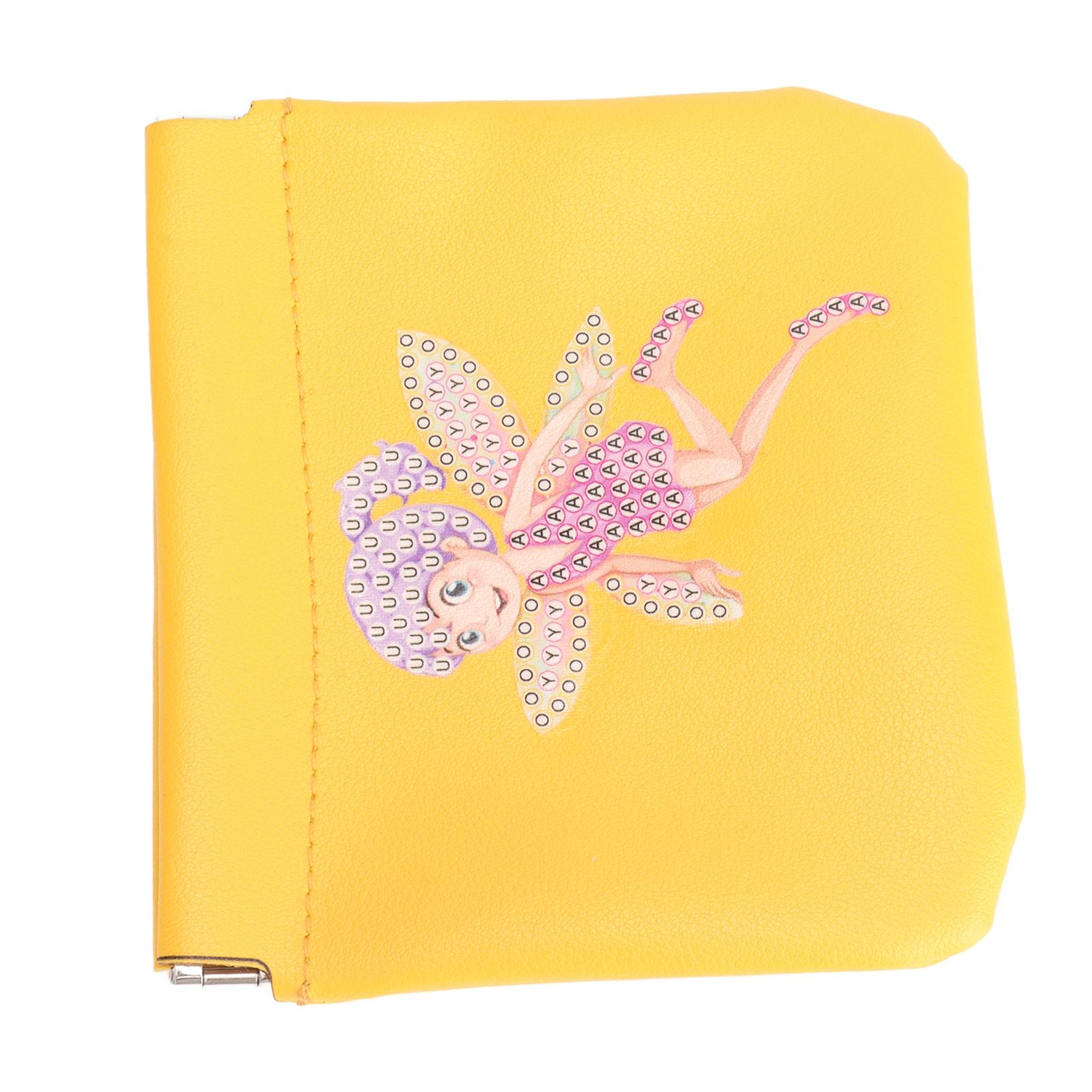 

Rhinestone Painting Makeup Bag Cute Little Girl Pattern DIY Handcraft Shiny Cosmetic Bag for Lipstick Coins