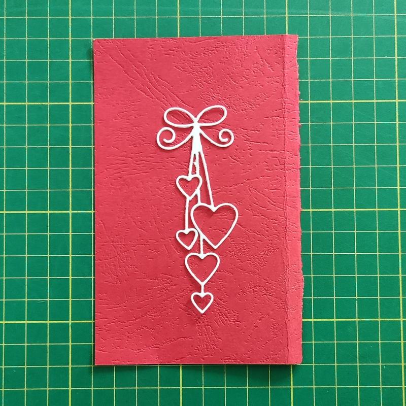 Heart Macrame Cutting Dies DIY Stamps Crafts Template Mold Stencils for Embossing Scrapbooking Photo Album