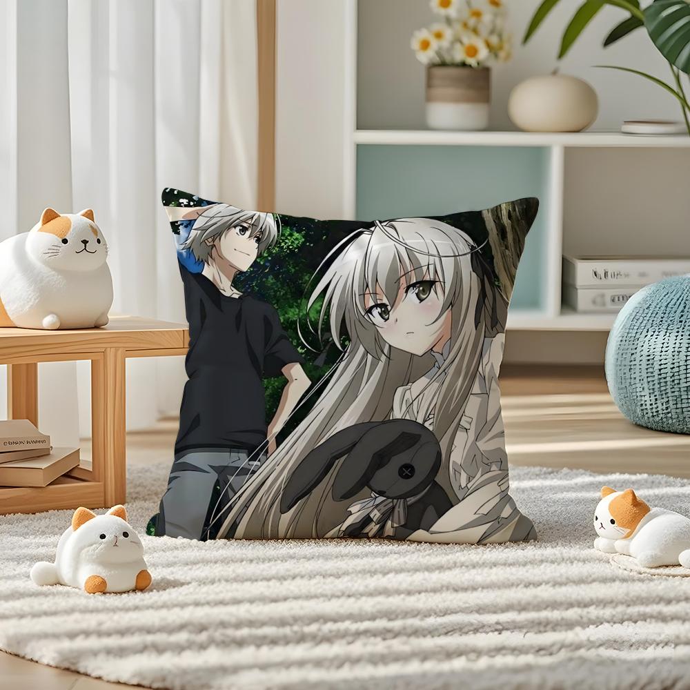 YYosuga no Sora Anime Pillow Case Silky elegant Comfort Sofa Bed Invisible zipper