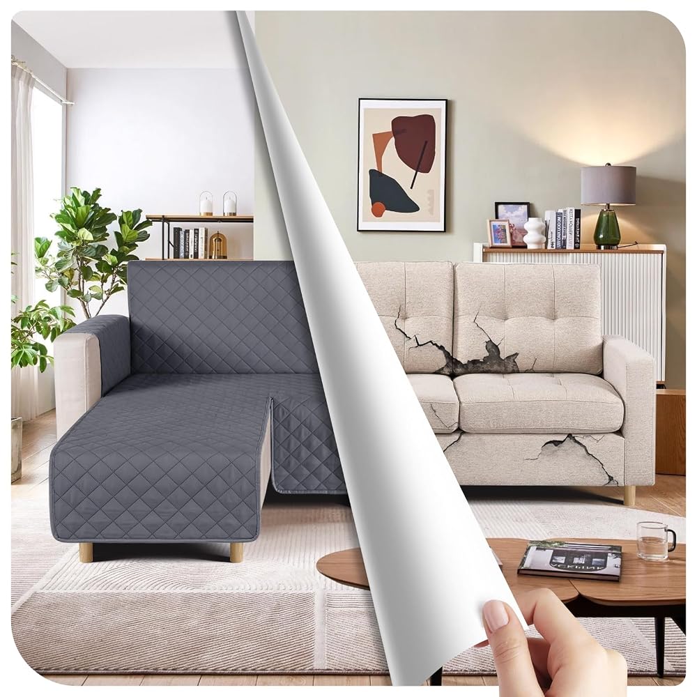 TAOCOCO Waterproof Couch Sofa Cover, Floor Sofa Cover, Corner Sofa Cover, Sofa Bed Cover, Ottoman