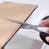 Compact and Large Stainless Steel Scissors for Home, Office, and Kitchen Use - Perfect for Kids and Portable Paper Cutting.