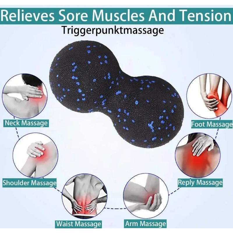 5Pc/Set Yoga Massage Foam Roller Fascia Ball Yoga Column EPP High Density Fitness Roller&Ball Leg Back Neck Massager Pain Relief