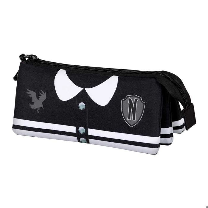 Trousse Triple FAN 2.0 - Mercredi Varsity - Noir - Taille Unique