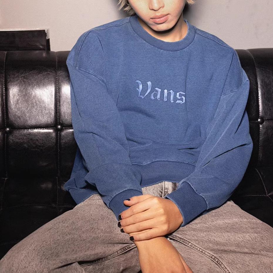 New Vans Sweatshirt Men's Dark Blue VN000P38DKM