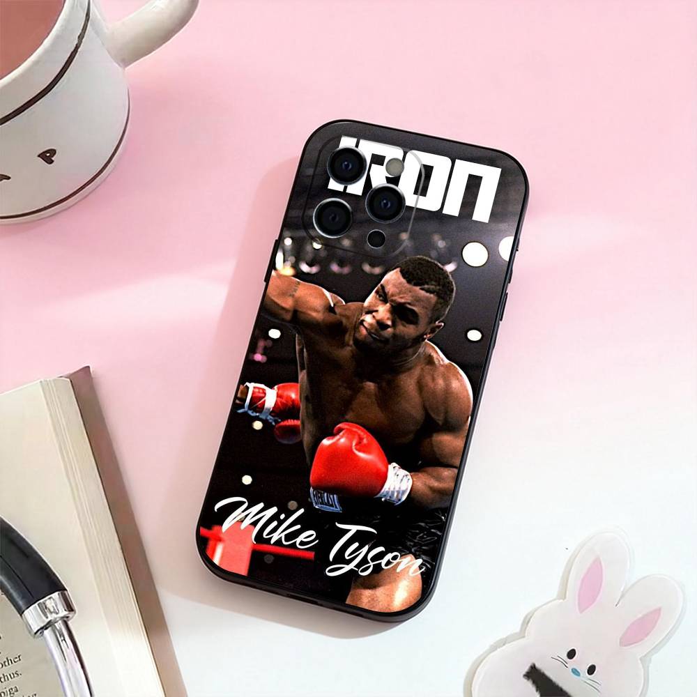 The king of boxing Mike T-Tyson Phone Case Silicone Soft For IPhone 17,16,15,14,13,12,11,XS,Plus Pro Max iPhone17promax