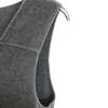Lanvin Wool Blend No Sleeve V Neck One Piece 36 Gray Women Used