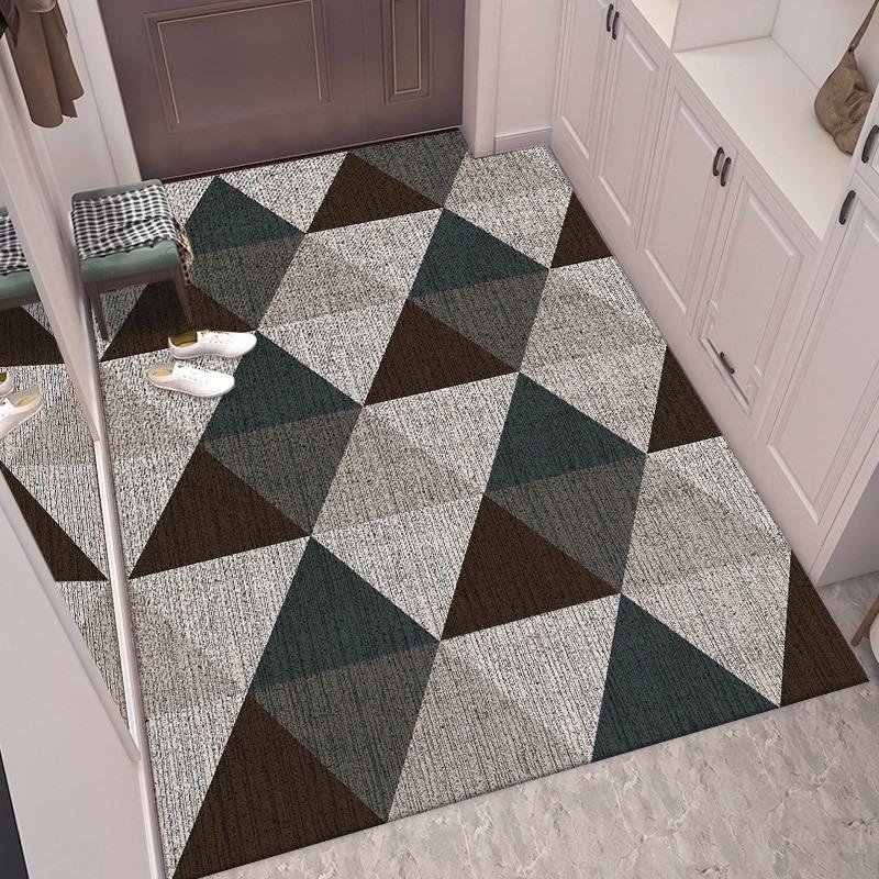 Cartoon Sisal Loop Non-Slip Entrance Mat - Dirt-Resistant, Cuttable Foot Pad for Hallway and Main Entrance