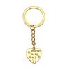 I Love Golf Charm Letter Keychain Heart Pendants Sport Key Ring 28mm