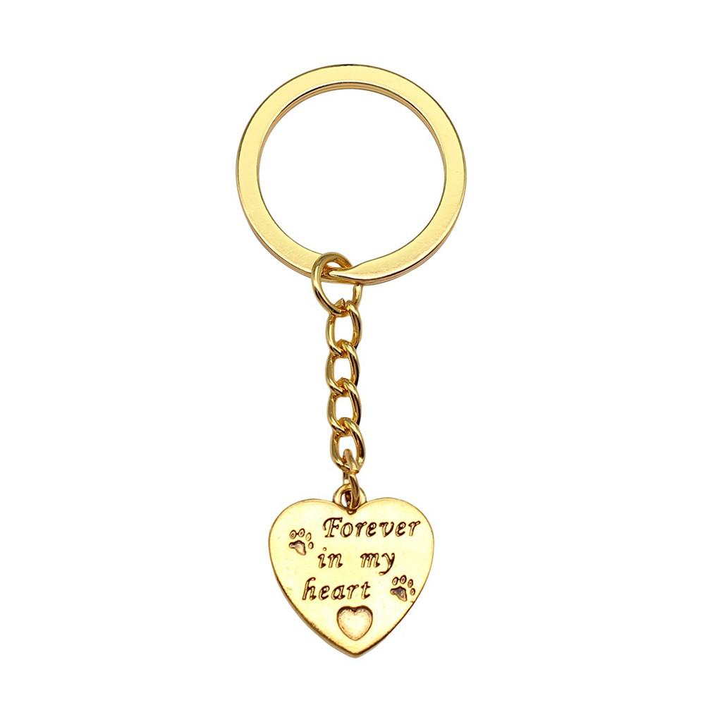 I Love Golf Charm Letter Keychain Heart Pendants Sport Key Ring 28mm