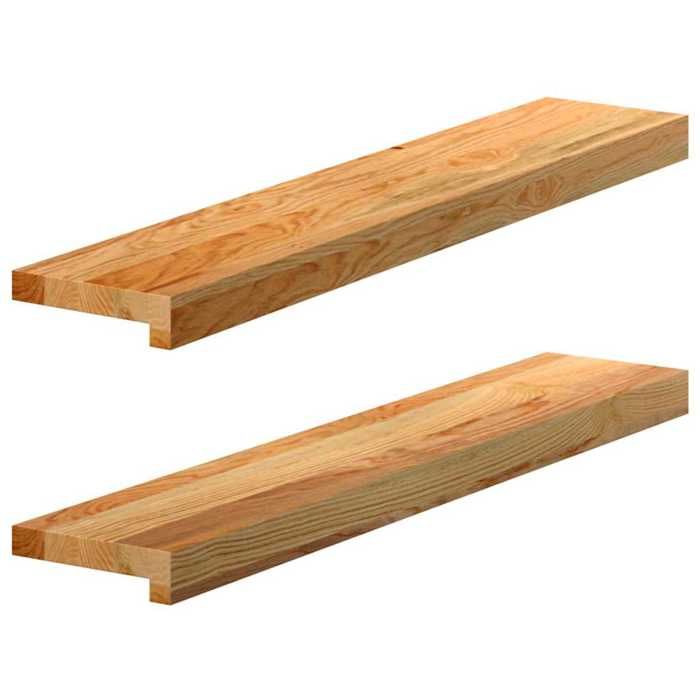 VidaXL Window Sills 2 Pcs Light Brown Solid Oak Wood 4009126