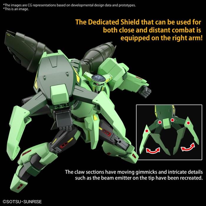 Bandai SPIRITS HG Mobile Suit Z Gundam Borinoq Saman 1/144 Scale Multicolor Model Kit 29.8 Cm X 11 Cm X 18.8 Cm