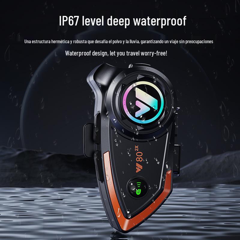 Y80 Bluetooth Helmet Intercom Headset
