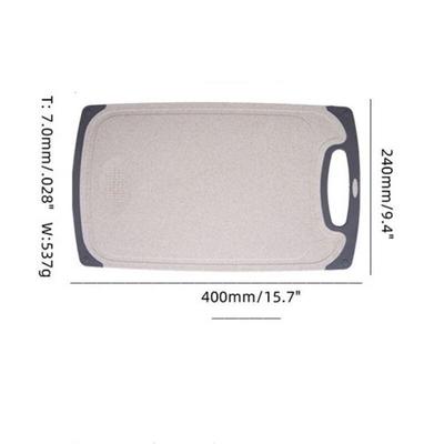 ZISIZ Doppelseitiges Kunststoff-Schneidebrett