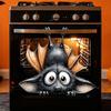 Halloween Cartoon Bat Stickers Cute Hanging Upside Down Waterproof Decor for Haunted House Escape Room Setup
