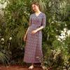 Lipbbam Creora Romona 3 4 Sleeve Long Wrap Dress Ldm10di01