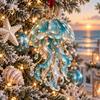 Gastgeschenke für Festivals Meerglas-Weihnachtsdekoration, Küsten-Schildkröte Walhai Oktopus Bürodekorationen Baumbehang, Meeresinspiriert