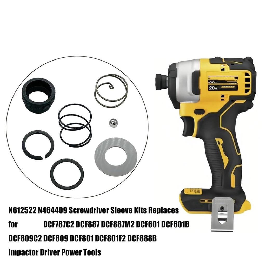 N612522 N464409 Screwdriver Sleeve Kits Replaces for DCF787C2 DCF887 DCF887M2 DCF601 DCF601B DCF809C2 DCF809