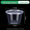 Round Disposable Sauce Cups - 25/50/100ml | Portioning & Takeaway Containers