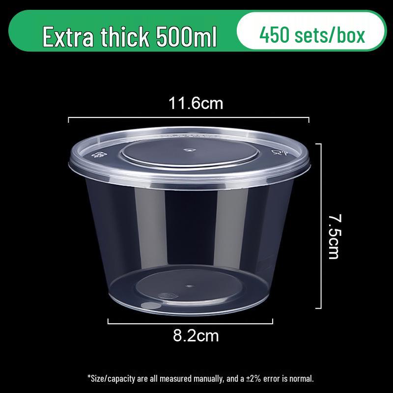 Round Disposable Sauce Cups - 25/50/100ml | Portioning & Takeaway Containers