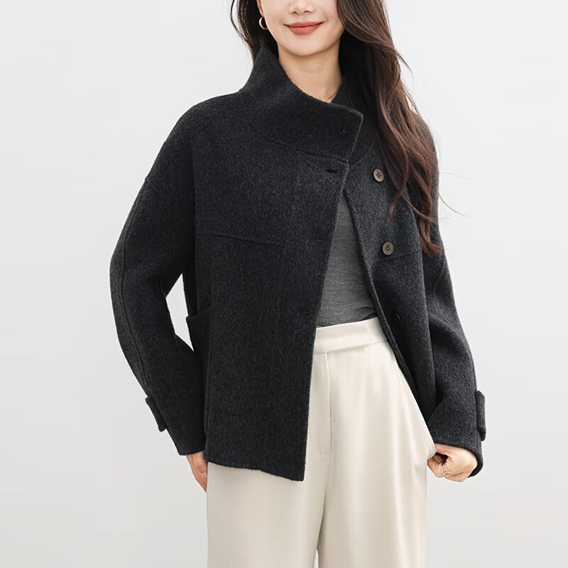 VanZhen Women's 100% Wool Autumn/Winter Loose Fit Trench Coat