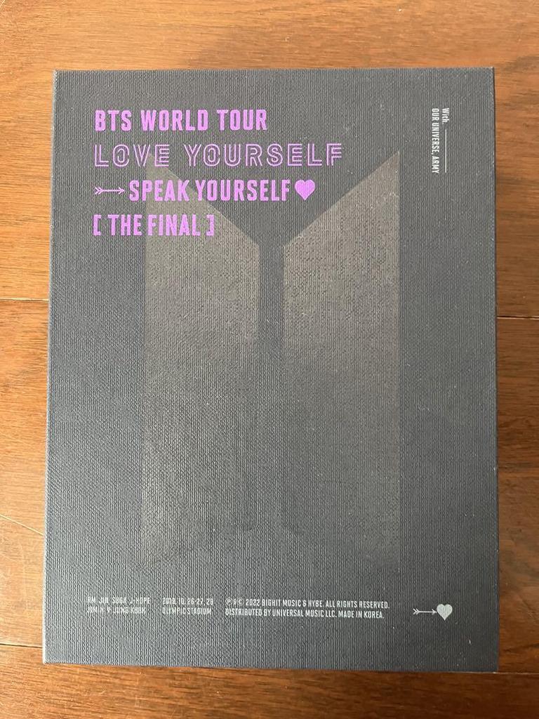 [USED] BTS LOVE YOURSELF Blu-ray & DVD only includes bonuses