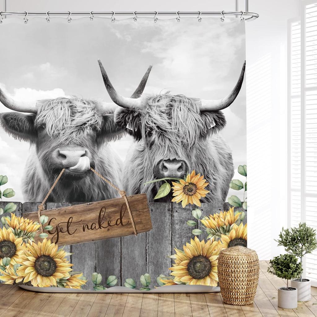 Perdea de duș câini amuzanți fermă vintage drăguț hilar pui de teckel animale de companie set baie baie săpun modern bule