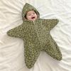 Infant Flannel Swaddle Blanket with Leopard and Polka Dot Print and, Sleep Sack Wrap, Cozy Travel Swaddle for Outdoor Use