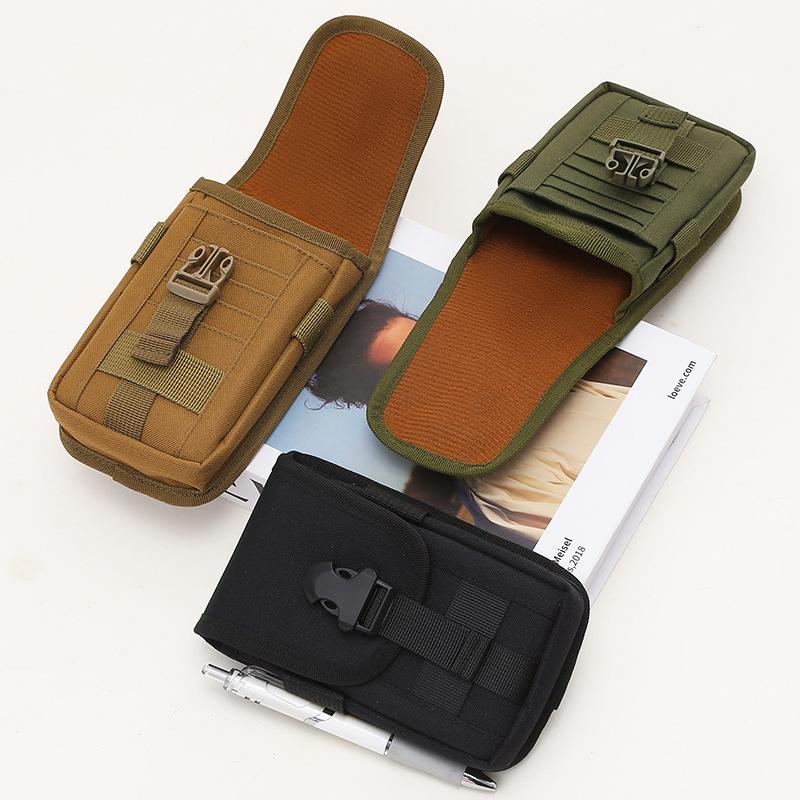 Taktische Outdoor-Gürteltaschen Handytasche Karten-Schlüssel-Gürtel Taille Camping Wandern Laufen Hüfttasche