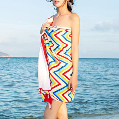 Strandtuch, umweltfreundlich, verschleißfest, Polyester, schnelltrocknend, flauschiges Mikrofaser-Badetuch