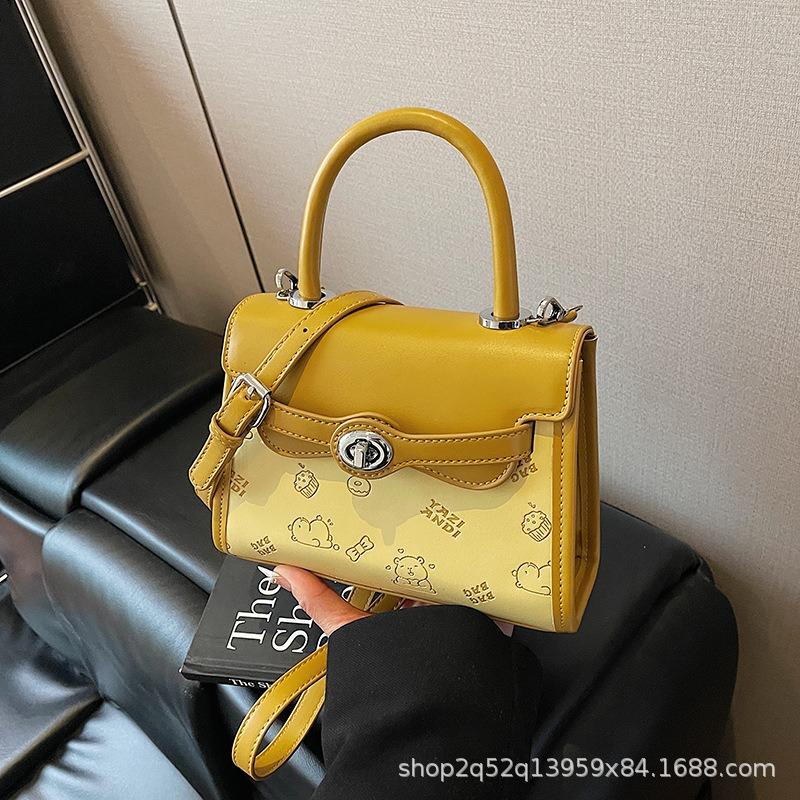 Hand Carrying Kelly Bag Women's Spring New Fashion Casual Simple Shoulder Bag Niche Women's Bag