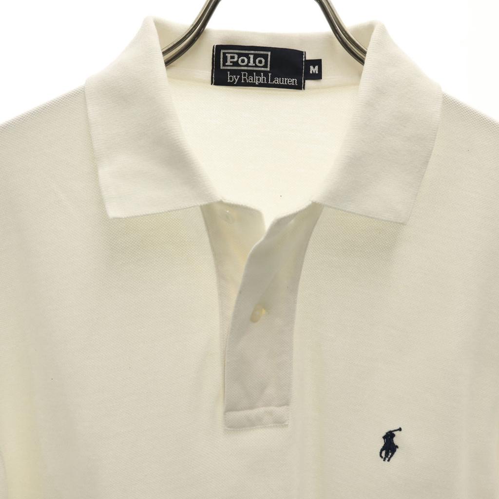Polo by Ralph Lauren Short Sleeve Polo Shirt M Ivory Fawn Men's Used