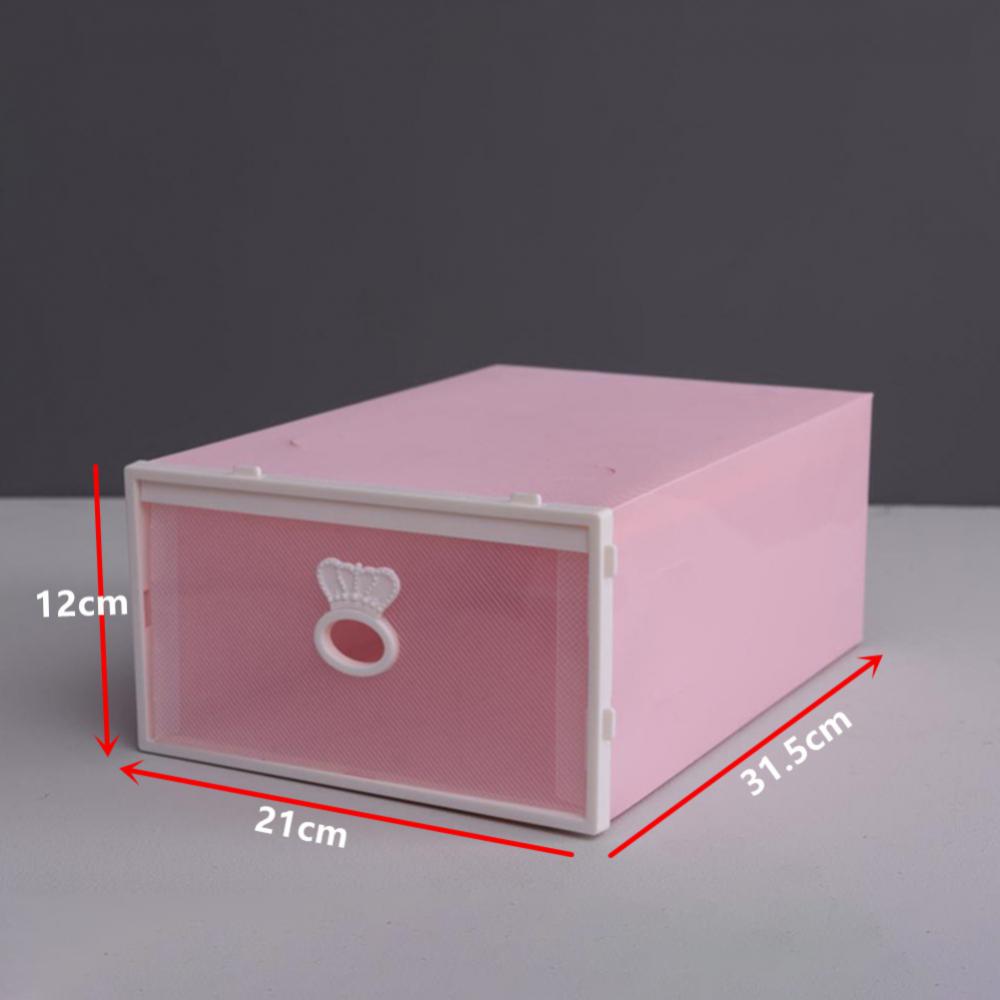 Storage Box Transparent High Quality Dormitory Storage Convenient Household Accessories Slippers Sneakers Storage Shoes Box 2024