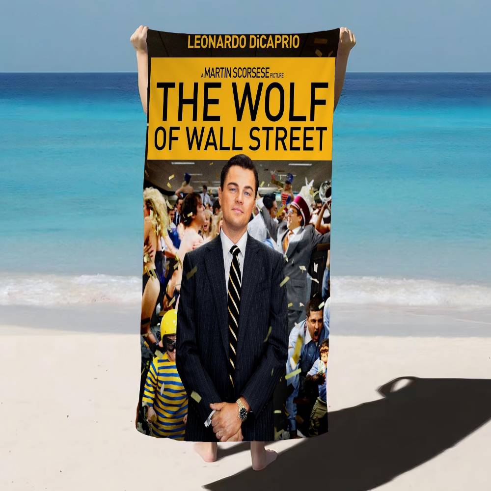 Classic Movie The Wolf of Wall Street Big Microfiber Beach Towels Quick Dry Towel Sand Beach Towels Pool Towel for Travel Yoga