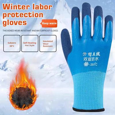 Thermische Anglerhandschuhe Zweilagiges Thermofutter Vollständig Beschichtet Wasserdicht Für Kaltes Wetter Salz- & Süßwasser